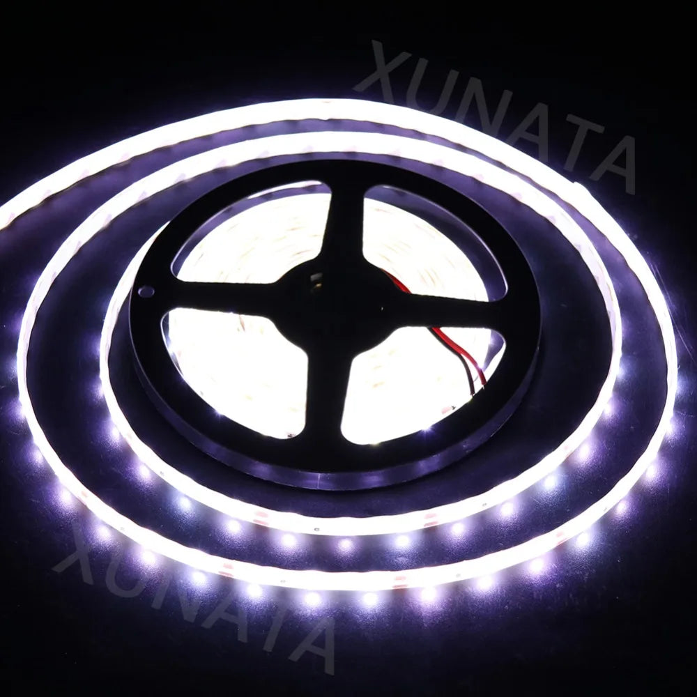 12V 5M LED Strip Light 5054 5050 2835 RGB SMD 120led 60LED Tape