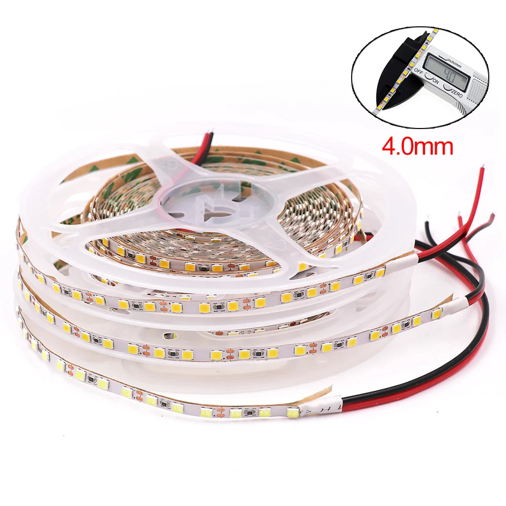 DC 5V 12V 24V Led Strip SMD 2835 120 180 240 LEDs/m Diode Tape