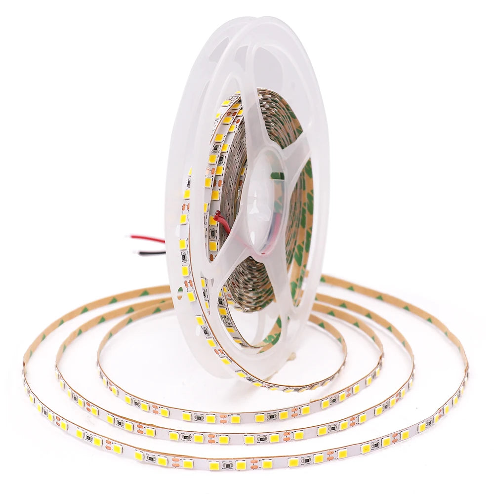 DC 5V 12V 24V Led Strip SMD 2835 120 180 240 LEDs/m Diode Tape