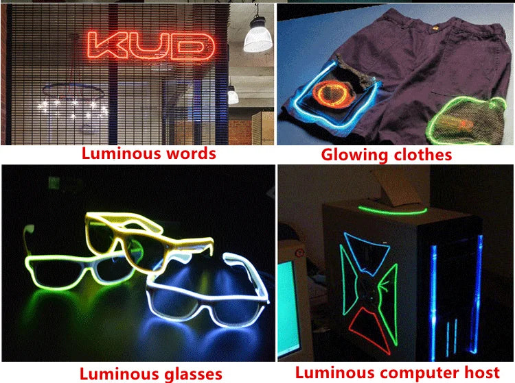 Flexible Neon Light 1M/2M/3M/5M/10M EL Wire Led Neon Led Strip