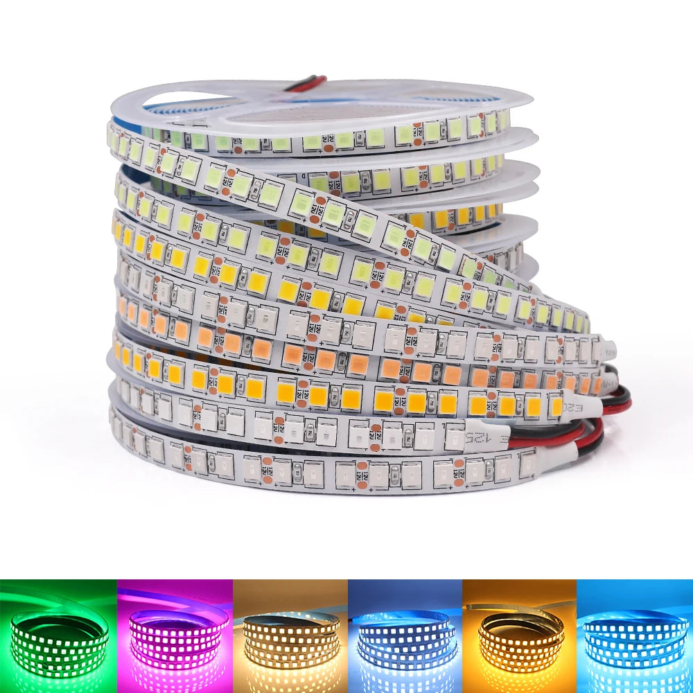 5M LED Strip SMD 5050 5054 LED Tape Waterproof Ribbon Diode