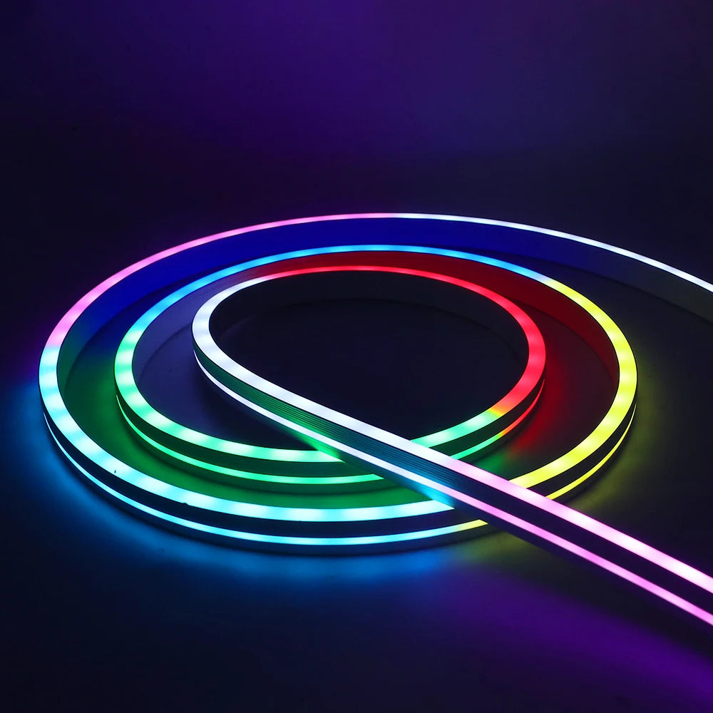 5V WS2812B RGB Neon Light Individually Addressable Flex LED Tape
