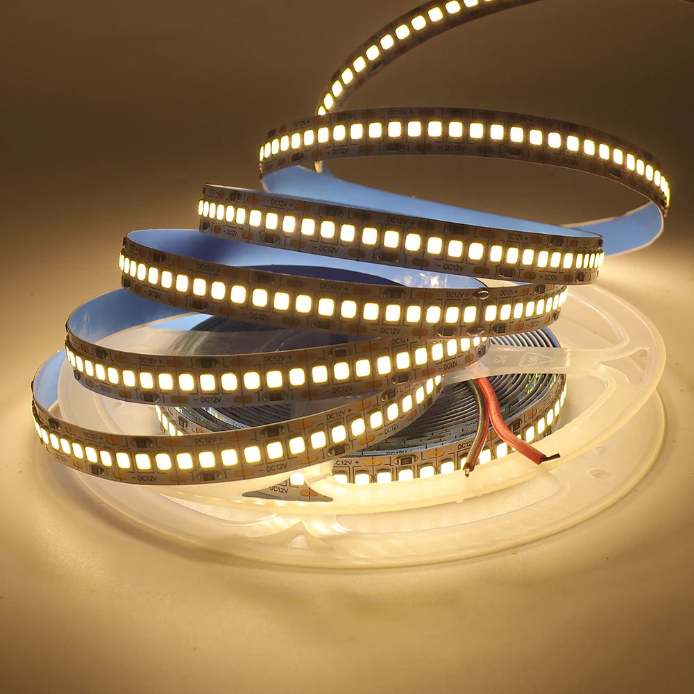 12V 5M LED Strip Light 5054 5050 2835 RGB SMD 120led 60LED Tape