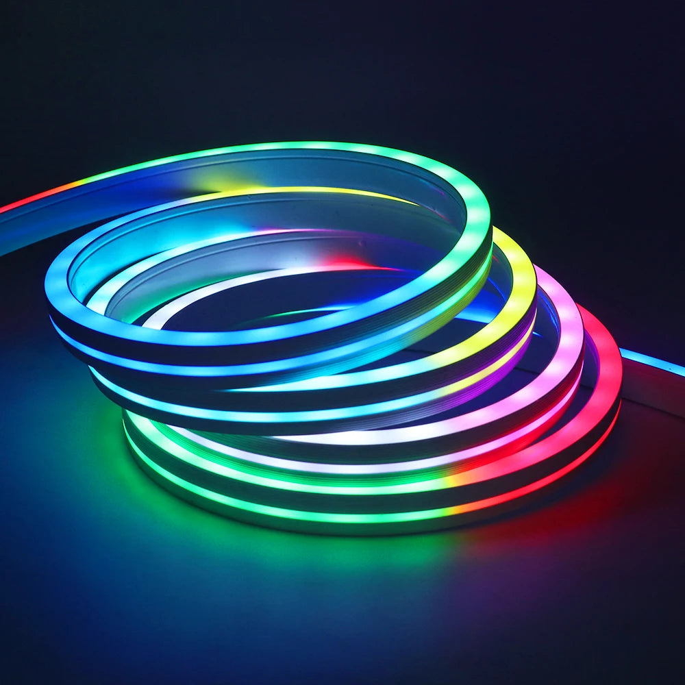 5V WS2812B RGB Neon Light Individually Addressable Flex LED Tape