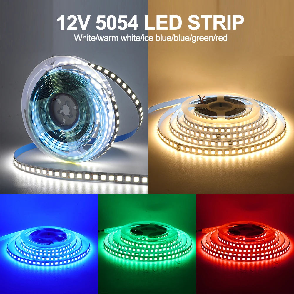 5M LED Strip SMD 5050 5054 LED Tape Waterproof Ribbon Diode