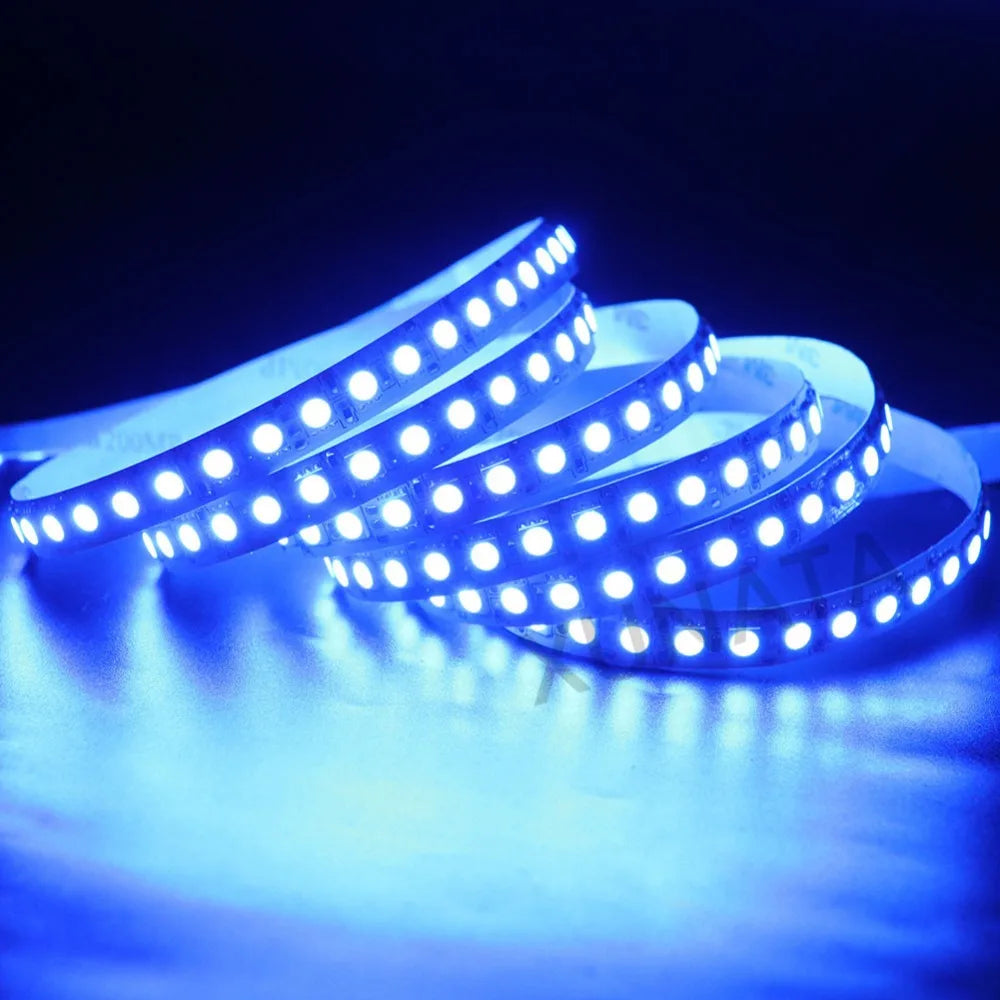 12V 5M LED Strip Light 5054 5050 2835 RGB SMD 120led 60LED Tape