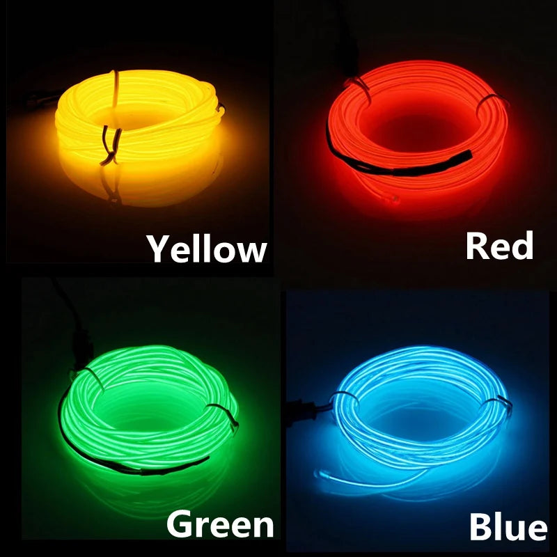 Flexible Neon Light 1M/2M/3M/5M/10M EL Wire Led Neon Led Strip