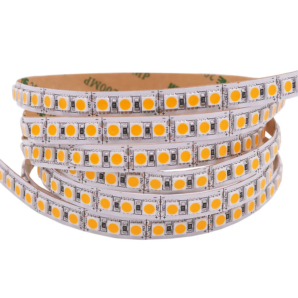 5M LED Strip SMD 5050 5054 LED Tape Waterproof Ribbon Diode