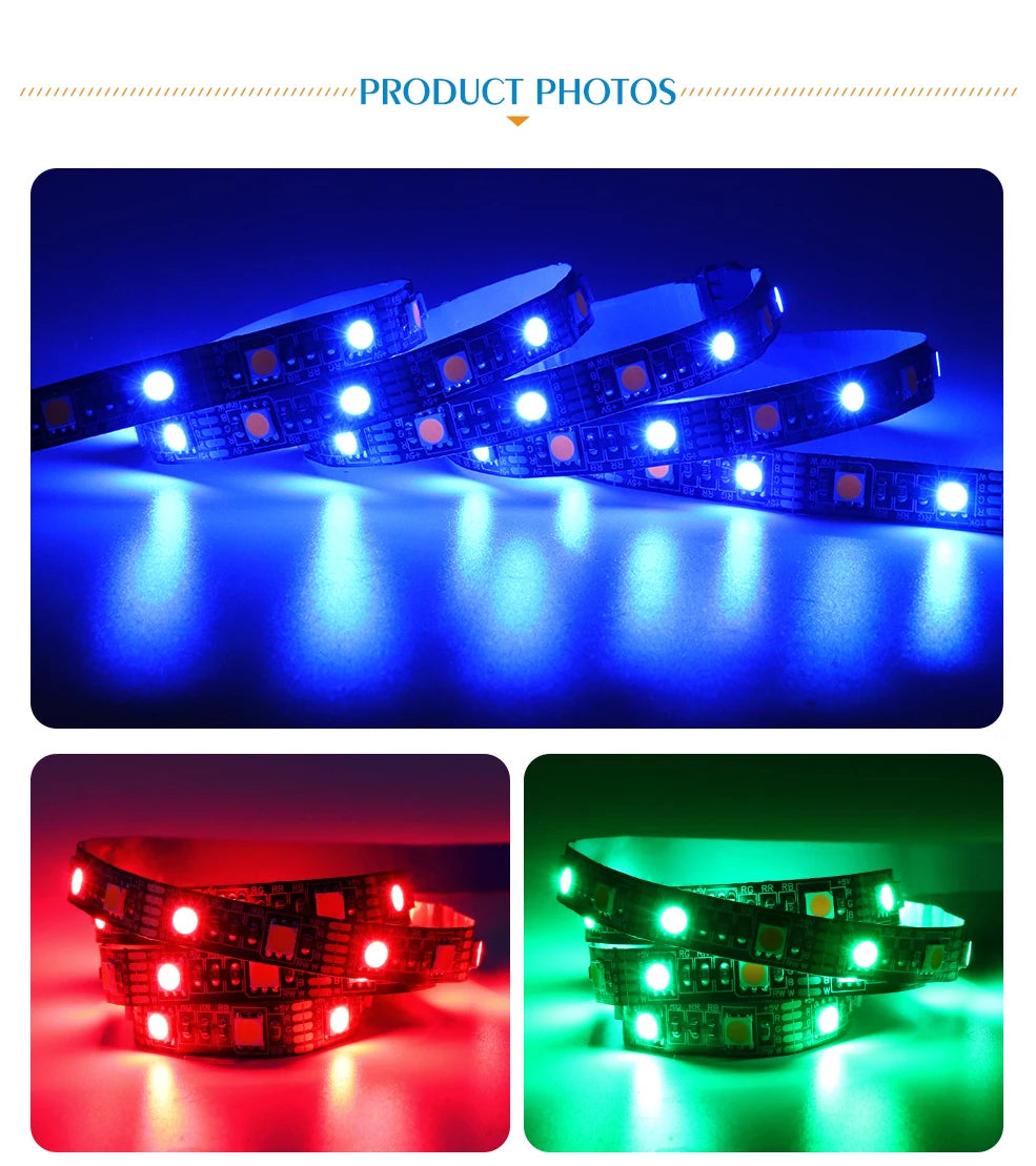 Tuya Zigbee 3.0 USB Led Strip Lights 5050 RGB RGBW