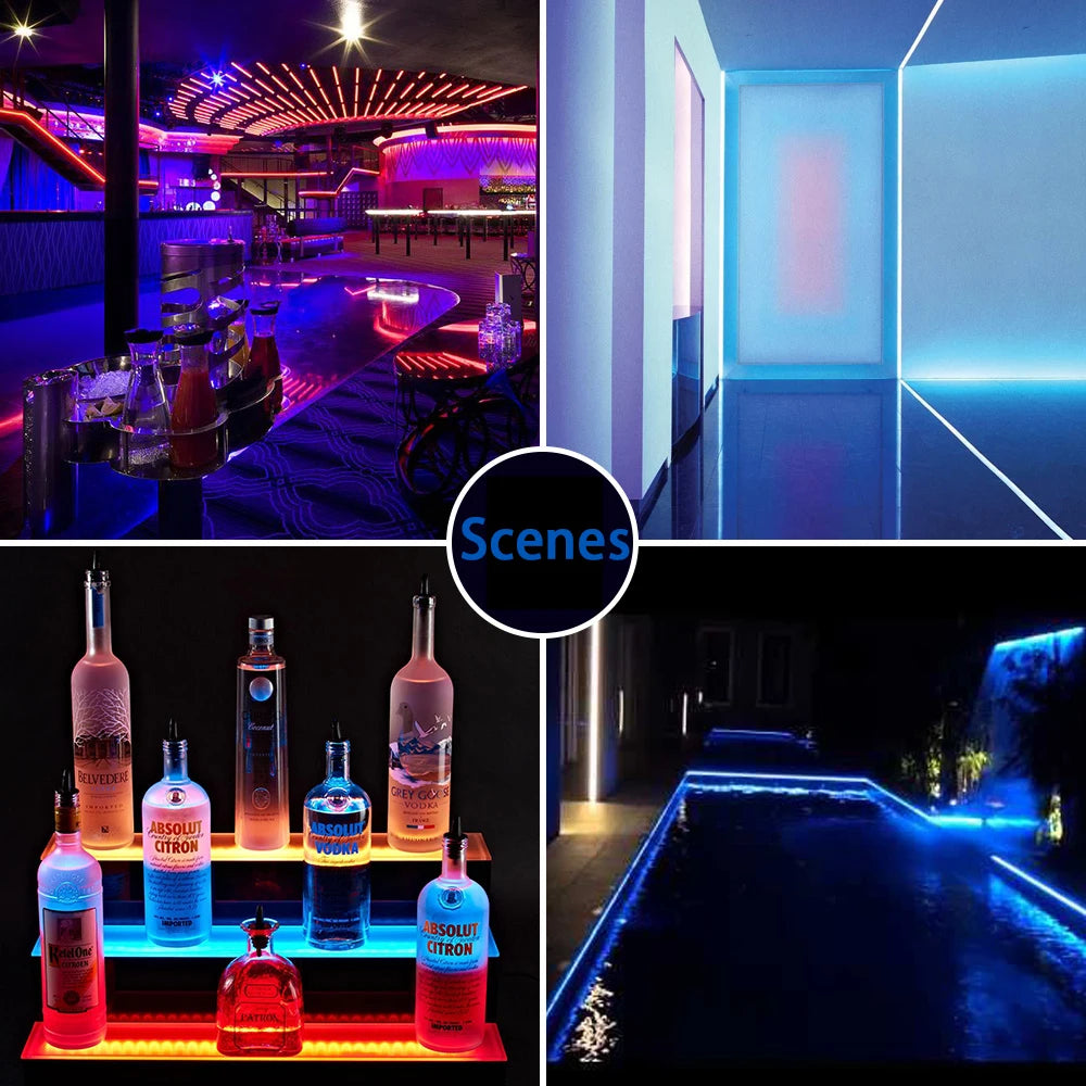 Super Thin Led Strip Lights 2812b SPI RGB Strip Dream Color