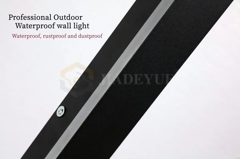 Waterproof LED long wall light ip65 outdoor lighting garden
