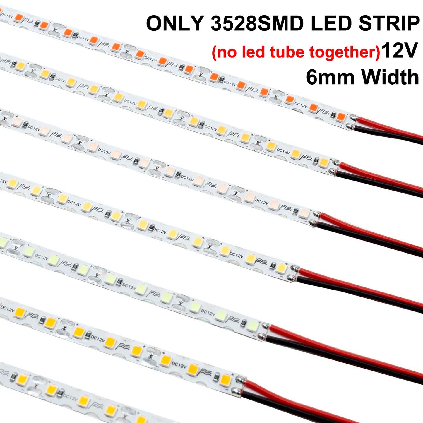 6mm 8mm 12mm Separate Flexible Silicone Neon Strip