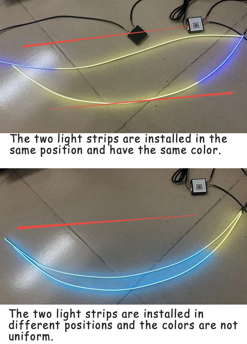 18 in 1 Led Car Ambient Lights 213 64 Color RGB