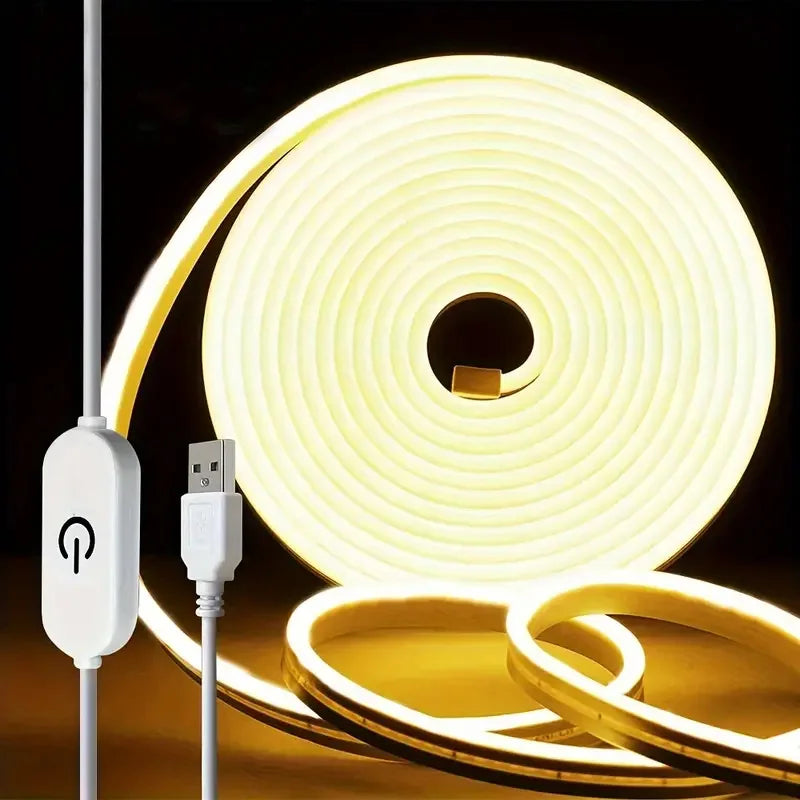 Led Light Strip USB Dc 5V Dimmable Touch Sensor