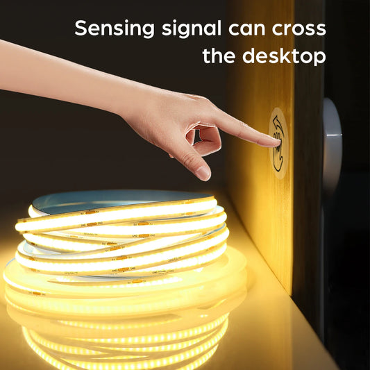 USB 5V COB LED Strip Light with Hand Sweep Motion Sensor Lighting