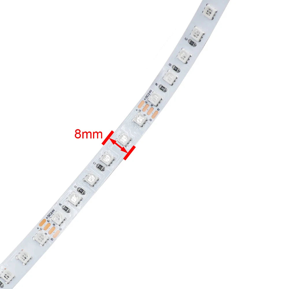 PCB RGB LED Strip Light 5m Flexible Adhesive Tape
