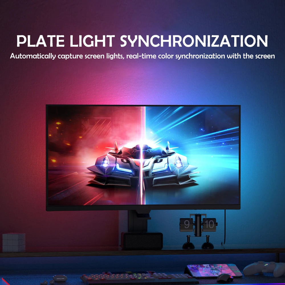 RGB Gaming Sync Light Strip Computer Monitor Light