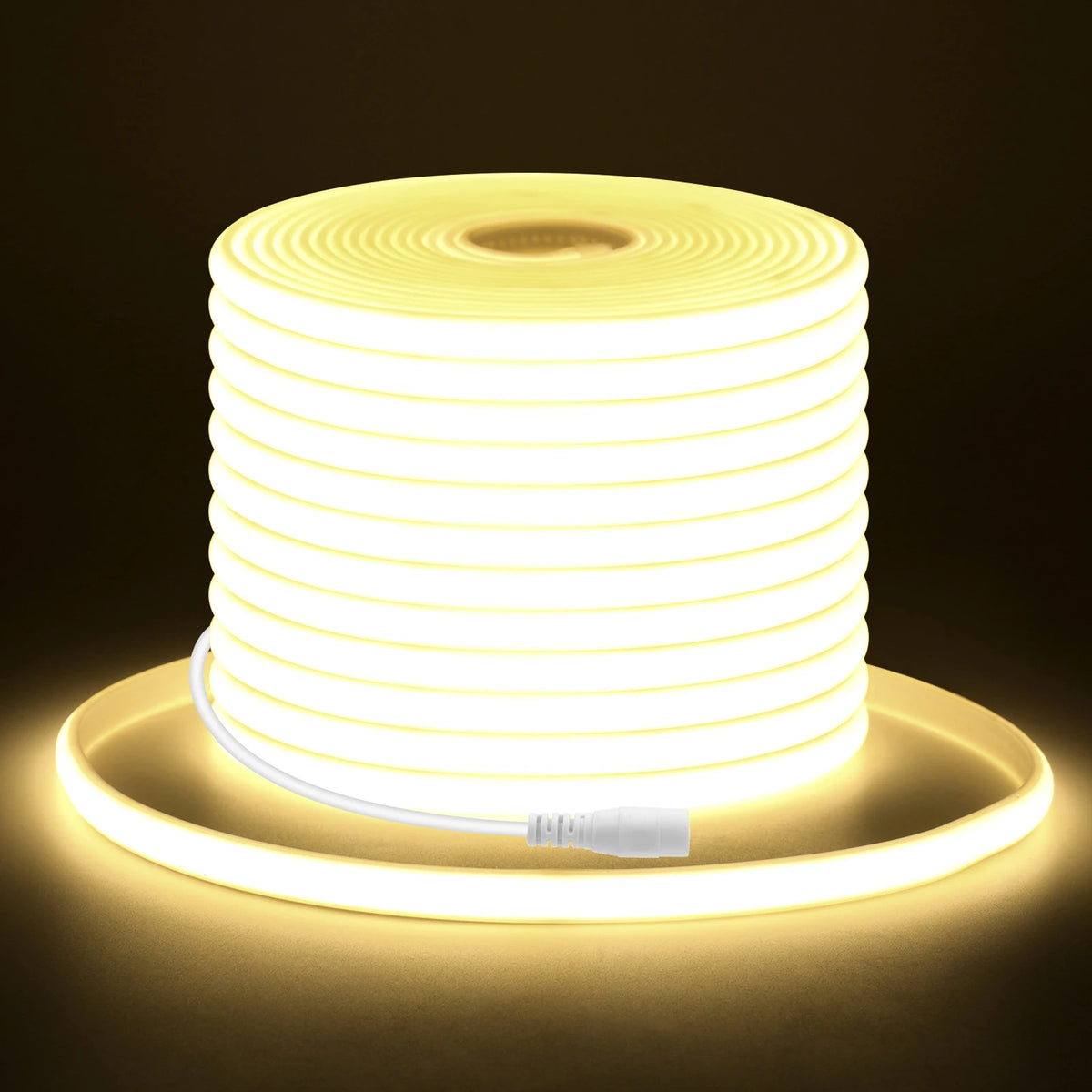 12V 24V COB LED Tape Flexible DC Plug/2Pin Wire Strip Light