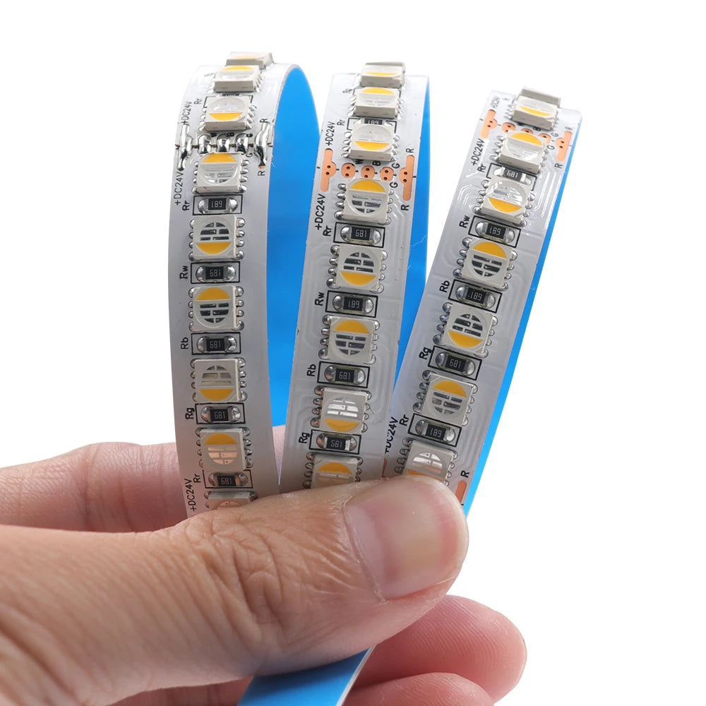 RGBWW RGBW LED Strip 12V 24V 60/108/120LEDs For Room Decoration