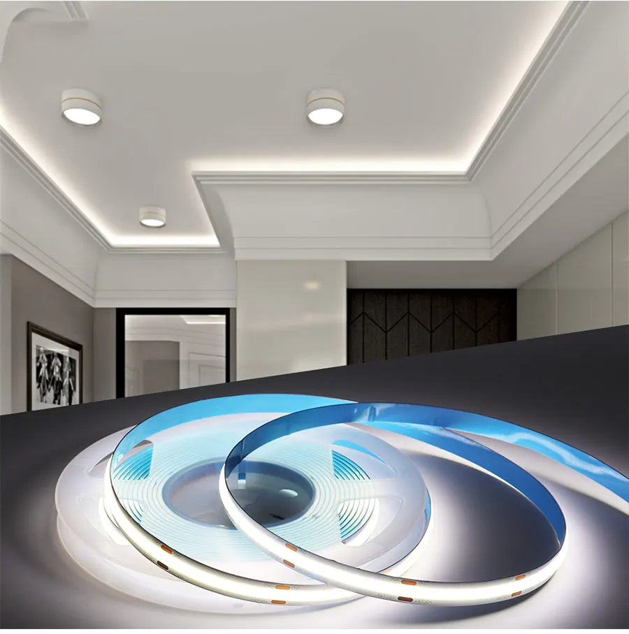 COB LED Strip 5mm 8mm 10mm Width LED Tape Bar Light