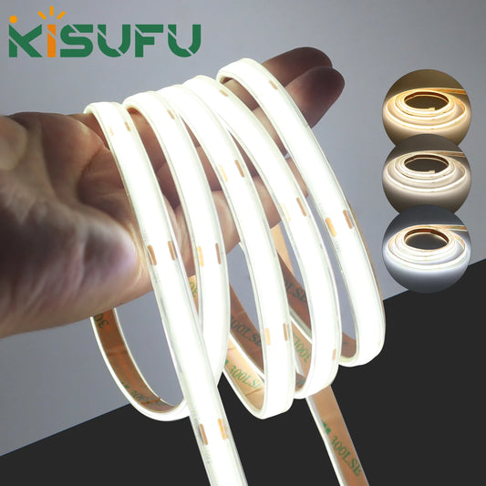 IP67 Waterproof 12/24V COB LED Strip Light 480LED/m Dimmable