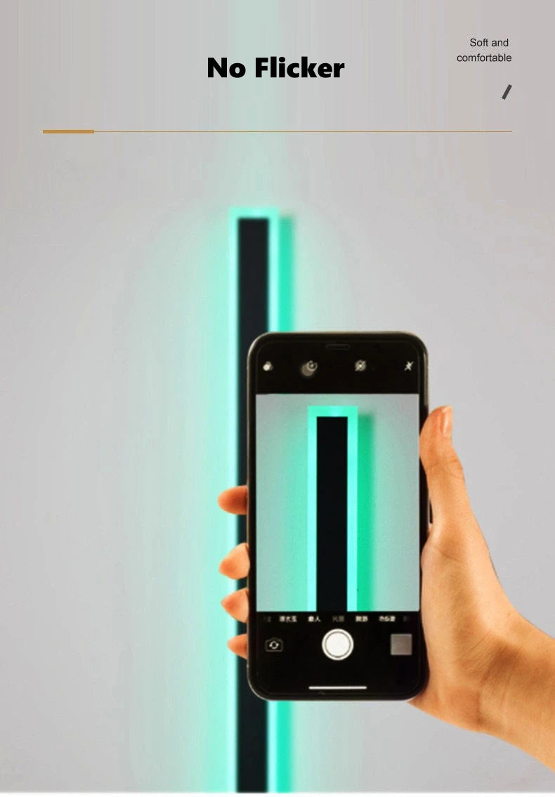 Outdoor Long Strip RGB LED Wall Lamp Remote/Tuya WiFi APP