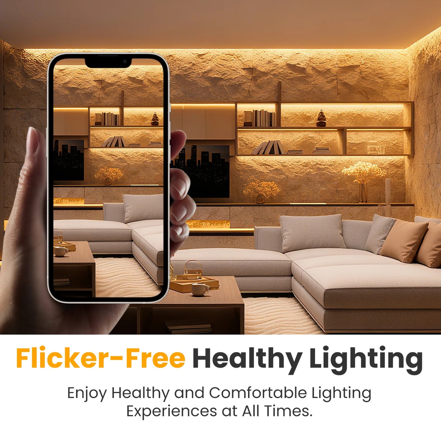 AC 220V Dimmable COB LED Neon Strip With Dimmer Lighting