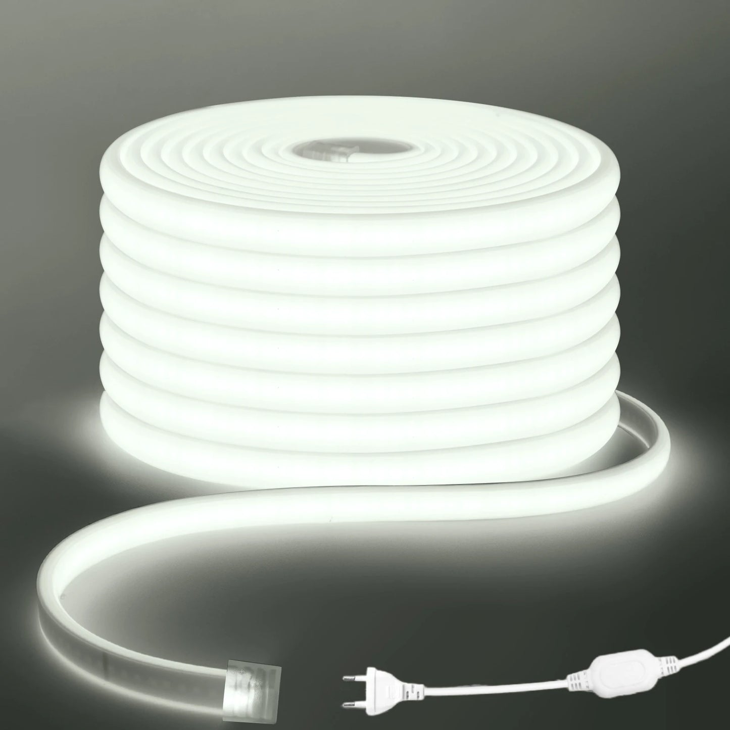 COB LED Strip Light With EU Switch/Dimmer Plug