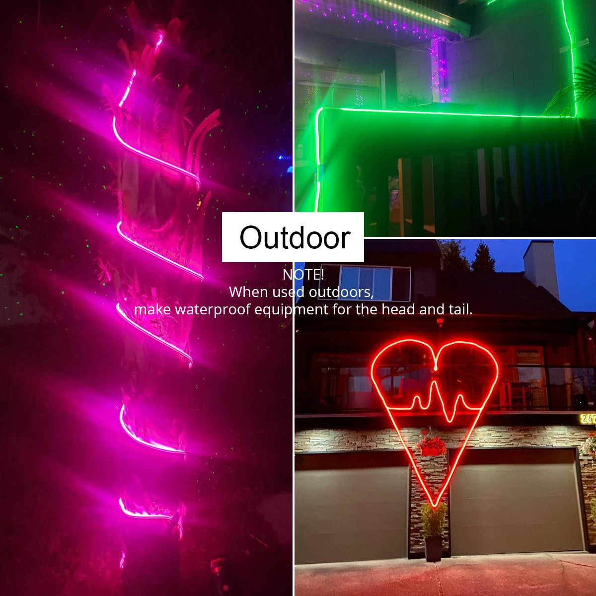Tuya Smart Life 12V RGB Neon Light LED Strip Voice Control