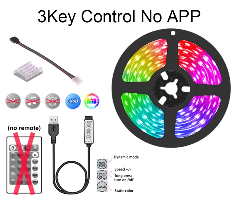 Bluetooth Led Lights Strip For TV Backlight Led Strip