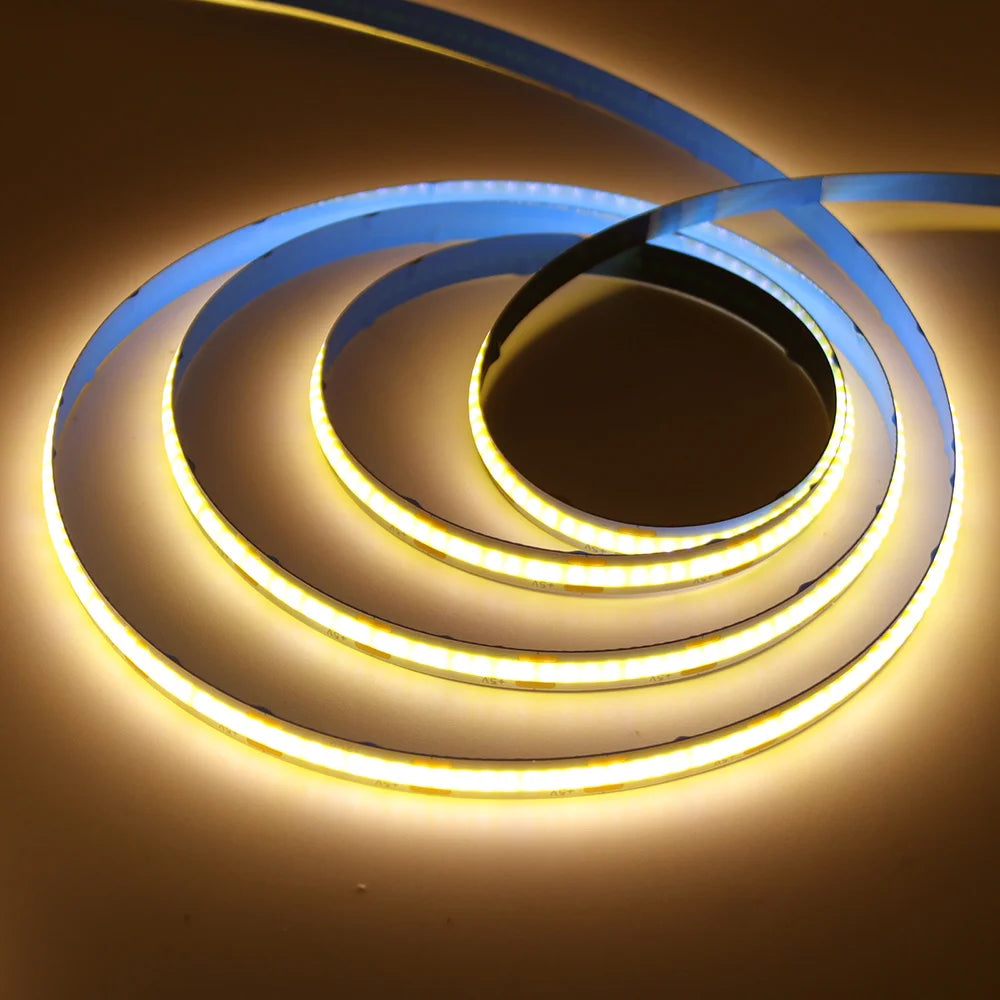 5V USB COB LED Strip Light 320LEDs Ribbon Tape Linear Lighting