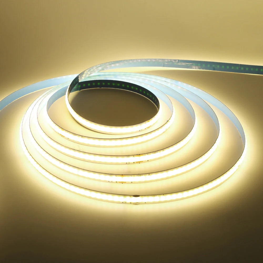 Led Strip COB 220V High Brightness Flexible Light Tape