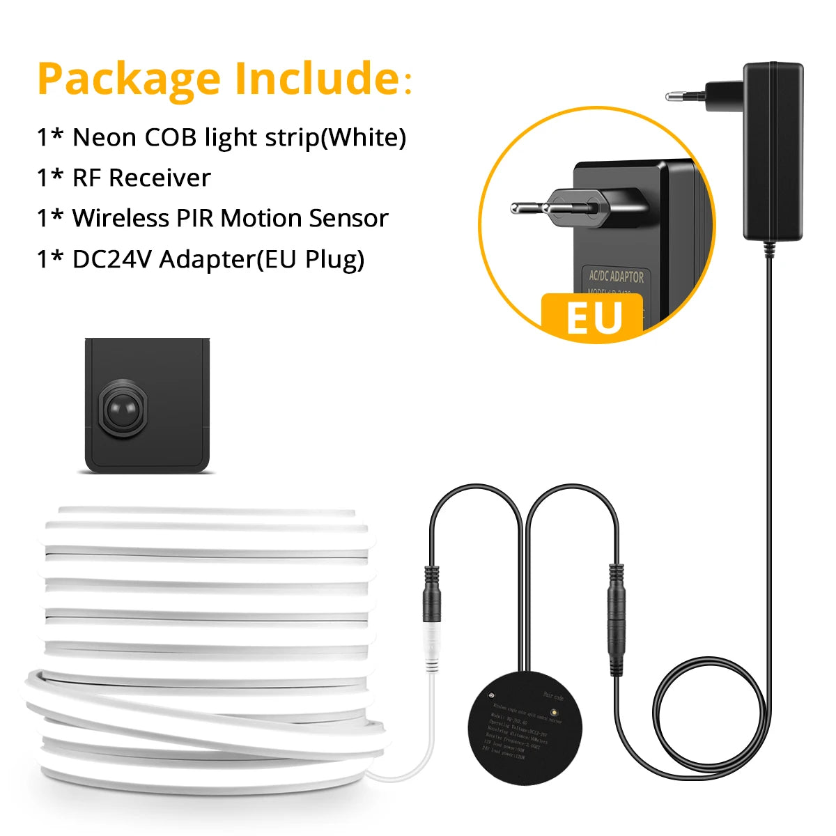 NEW 10M 5M Set Solid COB Neon LED Strip Light