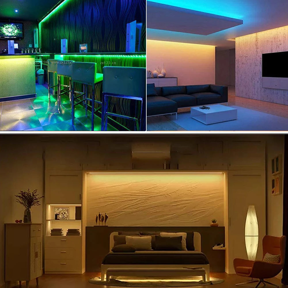 5V USB COB LED Strip Light 3Keys Touch Dimmable ON/OFF Switch