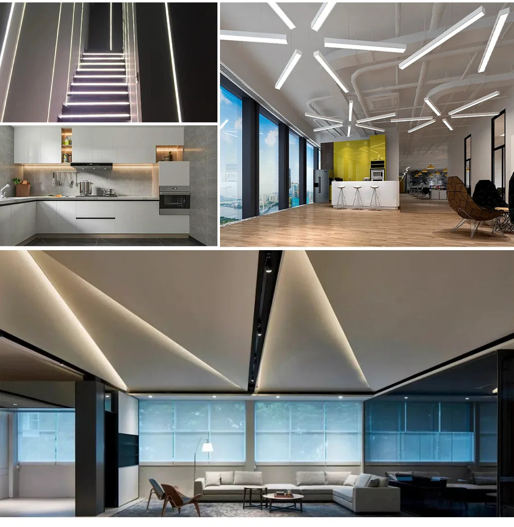 Linear Dimmable 24V 12V COB LED Strip Light For Room Decor