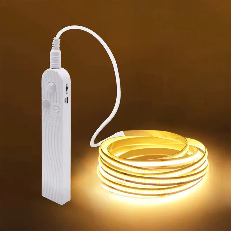 8MM COB Led Strip 5V With Motion Sensor Flexible LED Tape