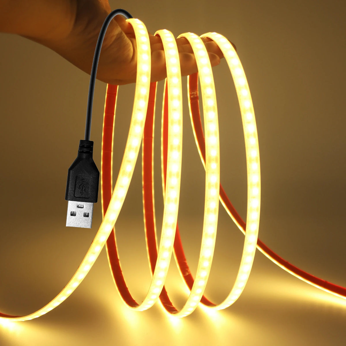 IP68 Waterproof 5V USB LED Strip with 3Key Dimmer SMD 2835 120LEDs