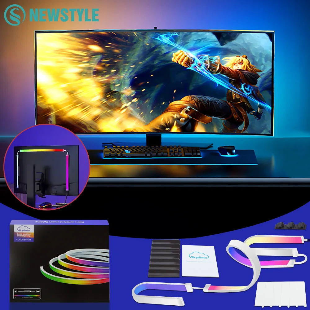 Smart LED Gaming Strip Light Computer Monitor Backlight Sync Strip Light