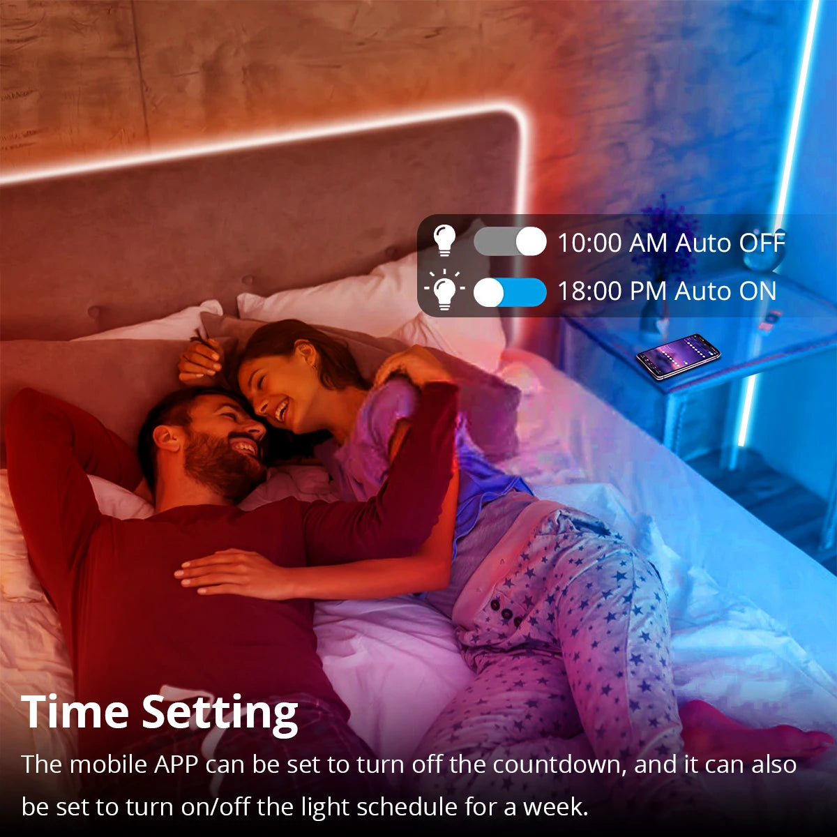 Tuya Smart Life 12V RGB Neon Light LED Strip Voice Control