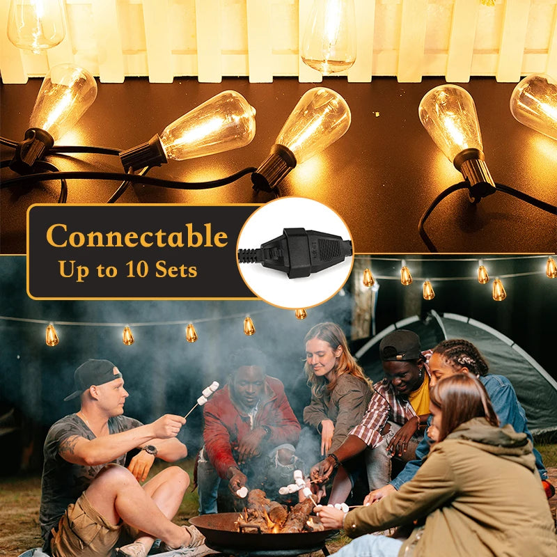 Outdoor LED Light Garland String Lighting Light Street Garland