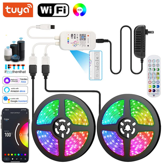 Wifi Led Strip Lights Rgb 5050 Bluetooth Led Tape Light