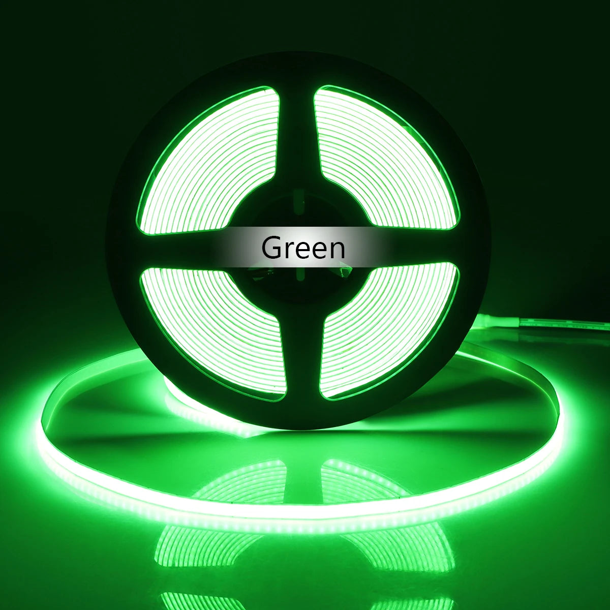 Super Bright FOB Single Color COB LED Strip Light Flexible 5MM PCB Width