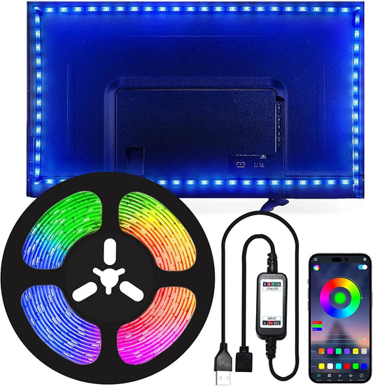 TV Backlight Monitor Display Background Tape Light USB RGB