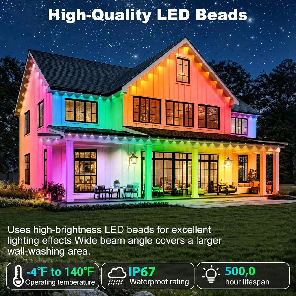 Smart LED Permanent Outdoor Light Home Decor