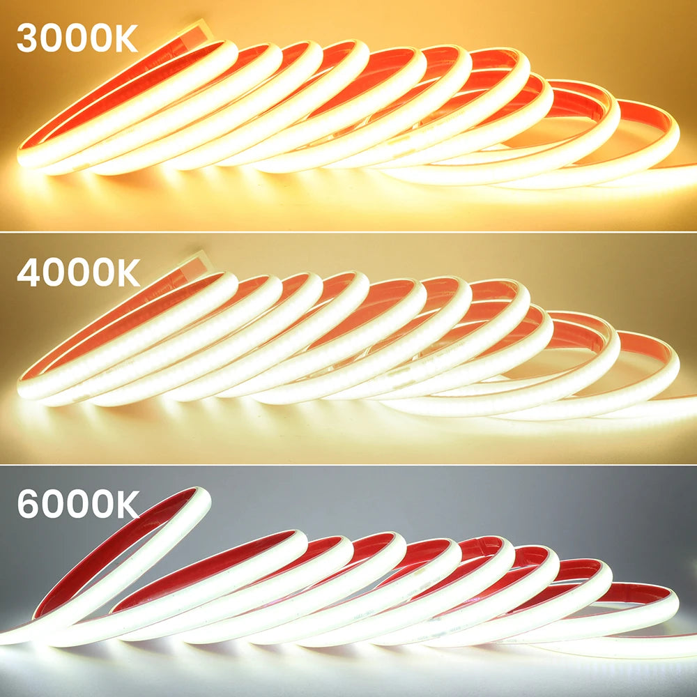 220V Dimmable COB LED Strip Light WIFI Bluetooth Wall Touch