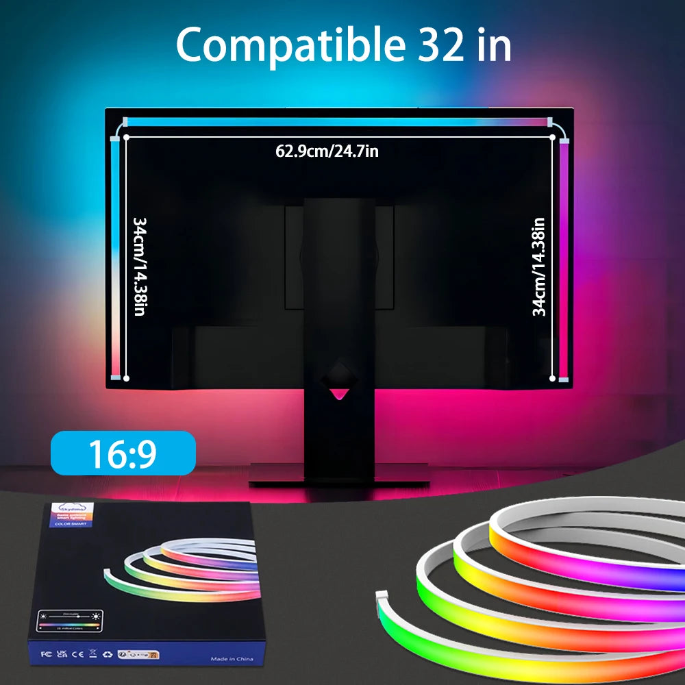 Smart LED Gaming Strip Light Computer Monitor Backlight Sync Strip Light