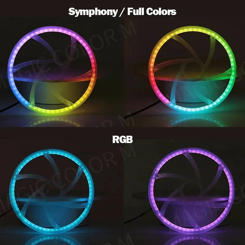 22 In 1 Car Ambient Lights RGB 64 Color Universal LED Strip