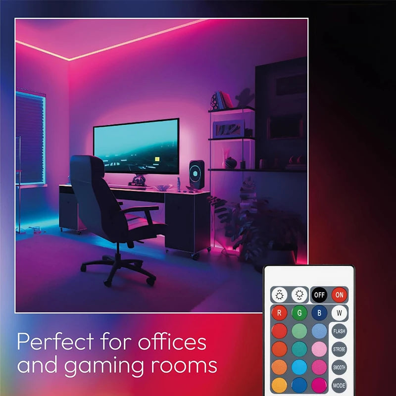 USB LED Neon Rope Lights, RGB Led Strip Lights with Remote