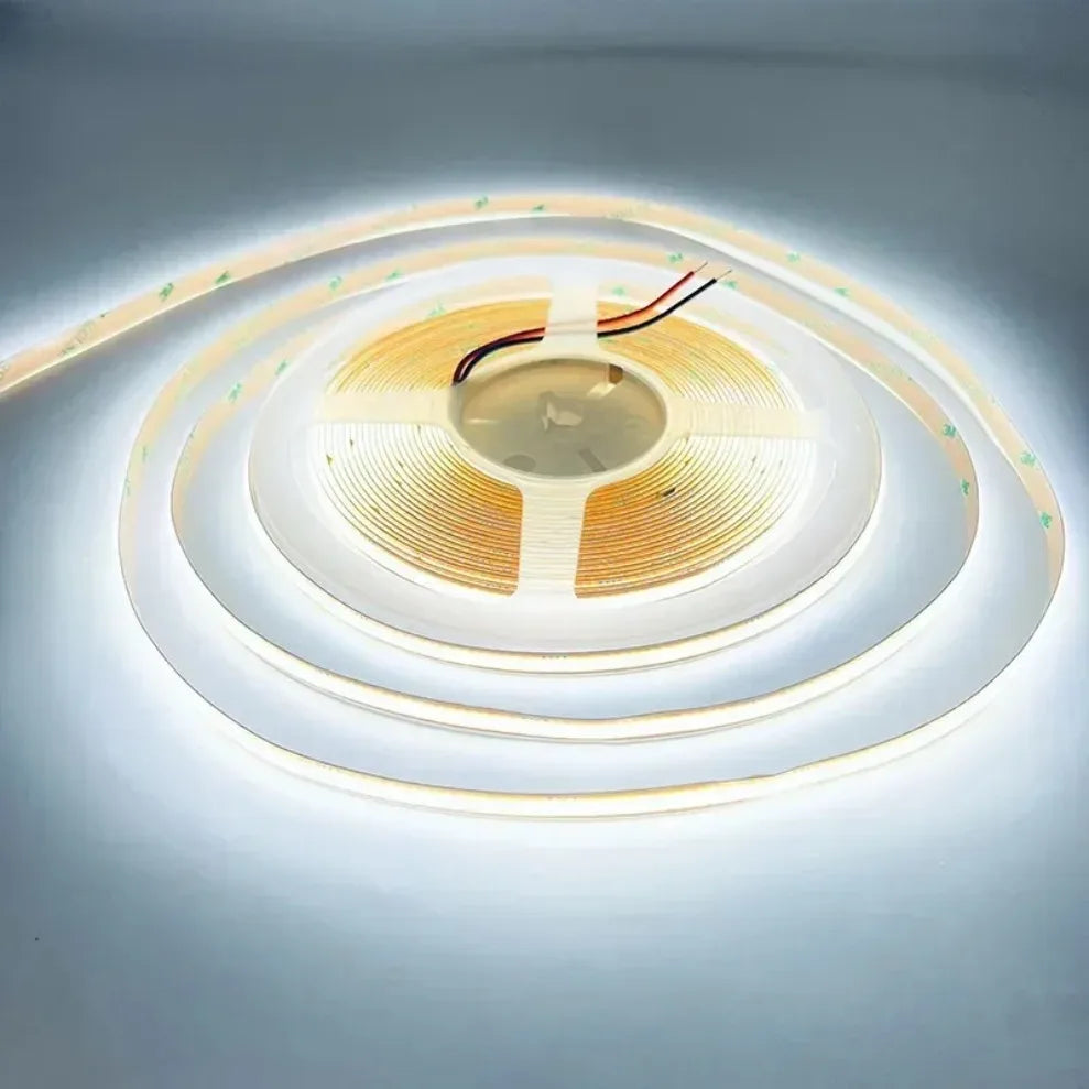 DC 12V/24V 8MM COB LED Strip Free Cut Cuttable 400LEDs