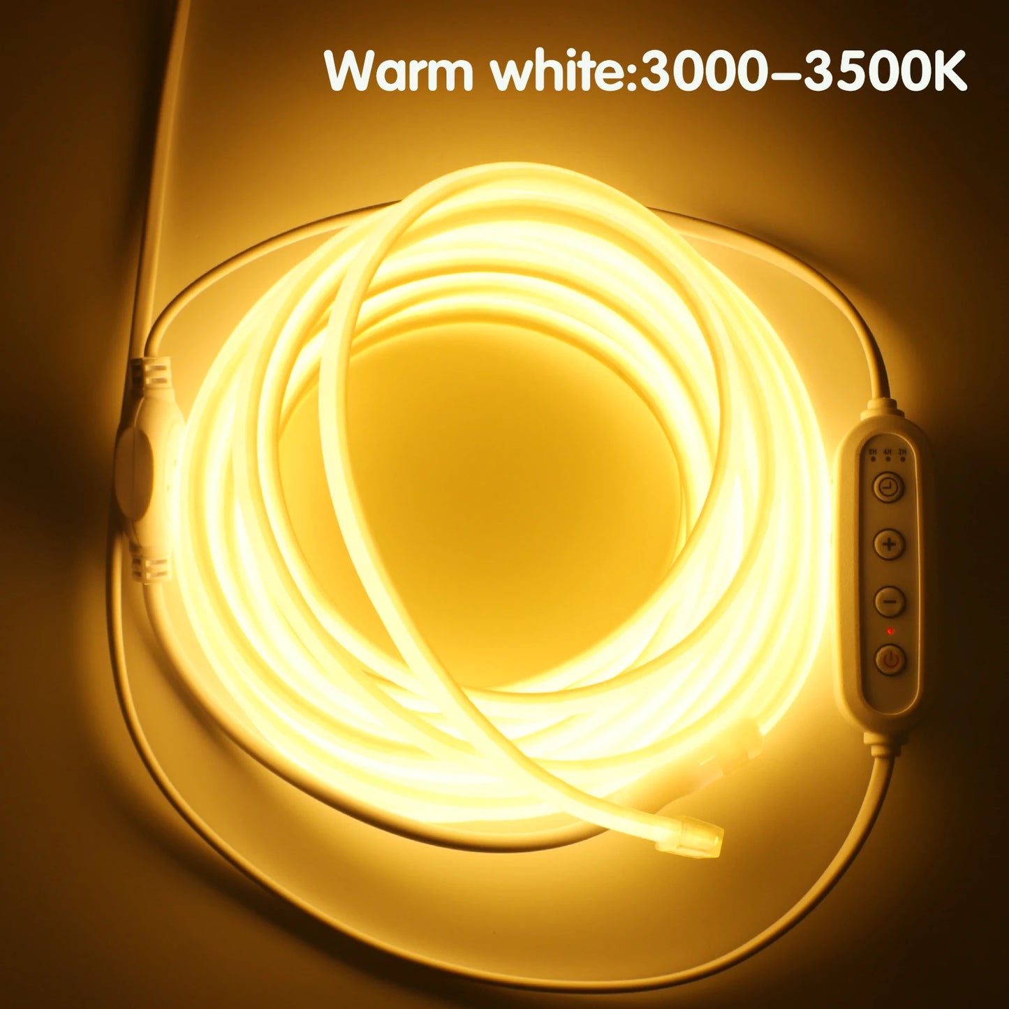AC 220V/110V Timing Dimmable COB Neon Strip Flexible Light